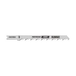 DEWALT 4 in. High Carbon Steel U-Shank Jig Saw Blade 6 TPI 5 pk