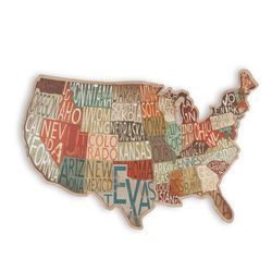 Lone Elm Studios 19.9 in. H X 28.75 in. L Multicolored Iron/Wood Wall Decor