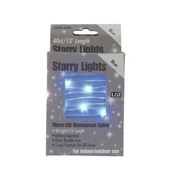 Holiday Bright Lights LED Micro Dot/Fairy Blue 40 ct Novelty Christmas Lights