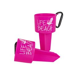 Geckobrands Pink Plastic 8 in. H X 4.5 in. W Beverage Holder Stake