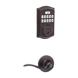 Kwikset SmartCode Venetian Bronze Metal Electronic Touch Pad Deadbolt