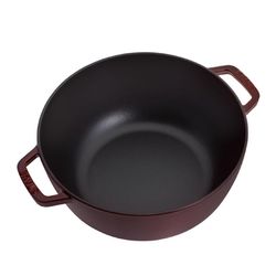Staub Cast Iron Dutch Oven 5 qt Grenadine