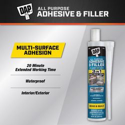 DAP High Strength Light Gray Adhesive Filler 8.6 oz