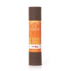 Con-Tact 4 ft. L X 12 in. W Chocolate Non-Adhesive Shelf Liner