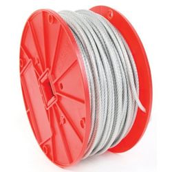 Baron 0.125 in. D X 500 ft. L Galvanized Steel Cable