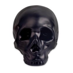 Kikkerland Coin Bank Skull Stoneware 1 pk