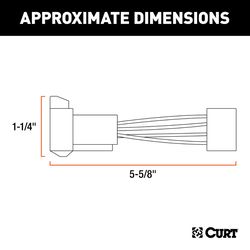 CURT Female Brake Control Adapter Harness