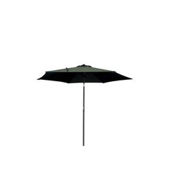 Living Accents 9 ft. Tiltable Hunter Green Market Umbrella