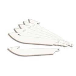 Outdoor Edge Razor-Lite Steel Drop-Point Blade Dispenser with Blades 3-1/2 in. L 6 pk