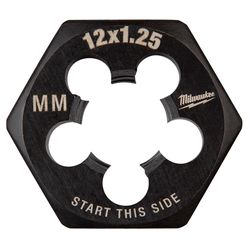 Milwaukee Metric M12x1.25 mm Hex Threading Die