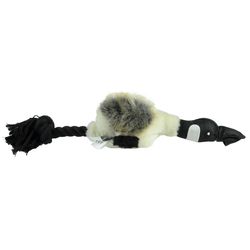 Hyper Pet For Dog Gray Fabric Goose Slingshot Flying Dog Toy 1 pk