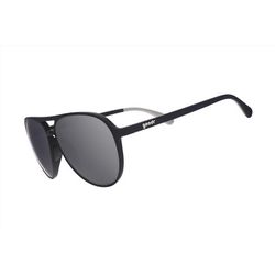 goodr Mach G - Add the Chrome Package Sunglasses Unisex Black Frame Silver Lens Polarized