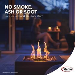Sterno Steel Fire Pit Accessory Pack 3.94 in. H X 3.44 in. W X 3.44 in. D