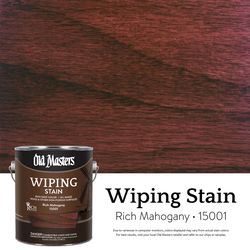 Old Masters Semi-Transparent Rich Mahogany Oil-Based Wiping Stain 1 gal