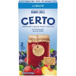 Certo Fruit Pectin 6 fl. oz. Pouch