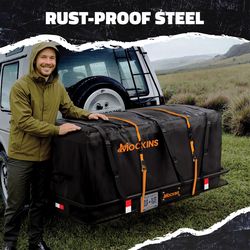 Mockins 60-inx24-inx6-in Trailer Hitch Cargo Carrier Rack Cargo Carrier 1 pk