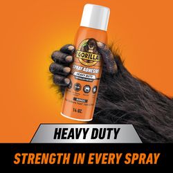 Gorilla Heavy Duty Super Strength Spray Adhesive 14 oz