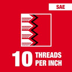 Milwaukee SAE 3/4-10 Hex Threading Die