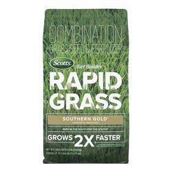 Scotts Turf Builder Rapid Grass Tall Fescue Grass Sun or Shade Grass Seed and Fertilizer 5.6 lb