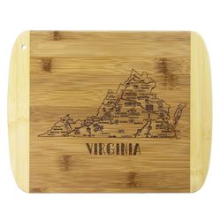Totally Bamboo A Slice of Life 11 in. L X 8.75 in. W X 0.5 in. Bamboo Cutting Board