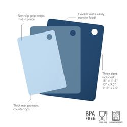 Tovolo Assorted Nylon Cutting Mats