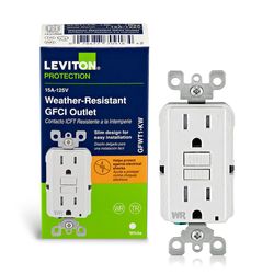 Leviton SmartlockPro 15 amps 125 V Duplex White GFCI Outlet 5-15R 1 pk