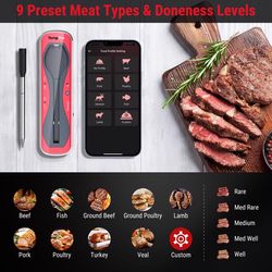 TempPro TP960W Digital Bluetooth Enabled Grill/Meat Thermometer