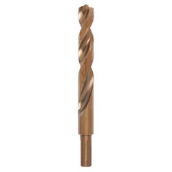 Milwaukee Red Helix 1/2 in. X 5.12 in. L Cobalt Thunderbolt Drill Bit 3-Flat Shank 1 pc