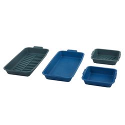 Trudeau Sheet Pan Blue 4 pc