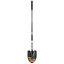 Truper Tru Pro 58 in. Steel Round Digging Shovel Steel Handle