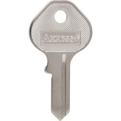 HILLMAN Traditional Key House/Office Key Blank 60 Single For Master Locks Silver
