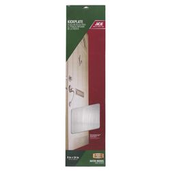 Ace 8 in. H X 34 in. L Satin Nickel Brass Kickplate
