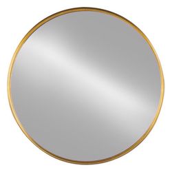 Tripar 1.7 in. H X 26 in. W Antique Gold Metal Wall Mirror