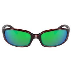 Costa Brine Sunglasses Brown Tortoise Frame Green Lens Polarized Blue Light Blocking