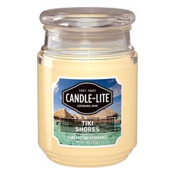 Candle-Lite Yellow Tiki Shores Scent Candle 18 oz