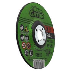 Gator 4 in. D X 5/8 in. X 1/8 in. thick Metal Grinding Wheel 1 pc