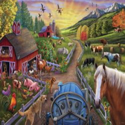 Ravensburger My First Farm Floor Puzzle Multicolored 24 pc