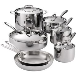 Tramontina Gourmet Stainless Steel Cookware Set Silver