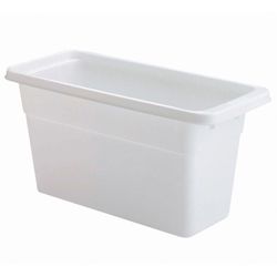 Rubbermaid White Plastic Ice Cube Bin