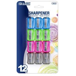 Bazic Products Assorted Manual Pencil Sharpener