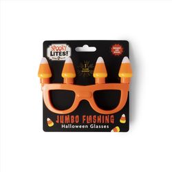 Spooky Lights LED Halloween Glasses 1 pk (RANDOM COLOR)