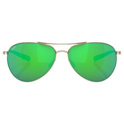 Costa Piper Sunglasses Gold Frame Green Lens Polarized Blue Light Blocking