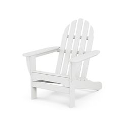 POLYWOOD Ivy Terrace White HDPE Frame Chair
