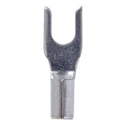 Jandorf 16-14 Ga. Uninsulated Wire Spade Terminal Silver 5 pk