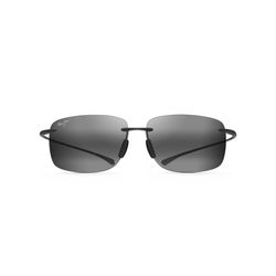 Maui Jim Hema Sunglasses Unisex Matte Gray Frame Neutral Gray Lens Polarized