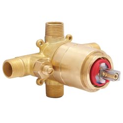 Huntington Brass Euro 1-Handle Satin Nickel Tub and Shower Faucet
