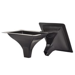 Trex RainEscape 11 in. H X 13.75 in. W X 17.75 in. L Black Polyethylene Downspout