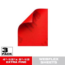 Diablo Sand Demon 4-1/2 in. L X 5-1/2 in. W 220 Grit Ceramic Blend Sanding Sheet 3 pk