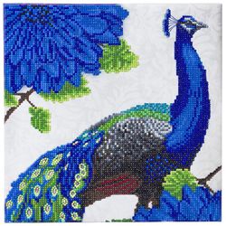 Crystal Art Craft Buddy Flowering Peacock Framed Kit Multicolored