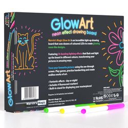 Marvin's Magic Glow Art Drawing Board BLACK